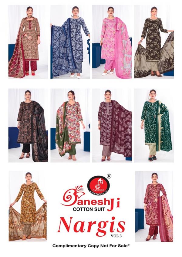 Ganeshji Nargis Vol-3 – Dress Material